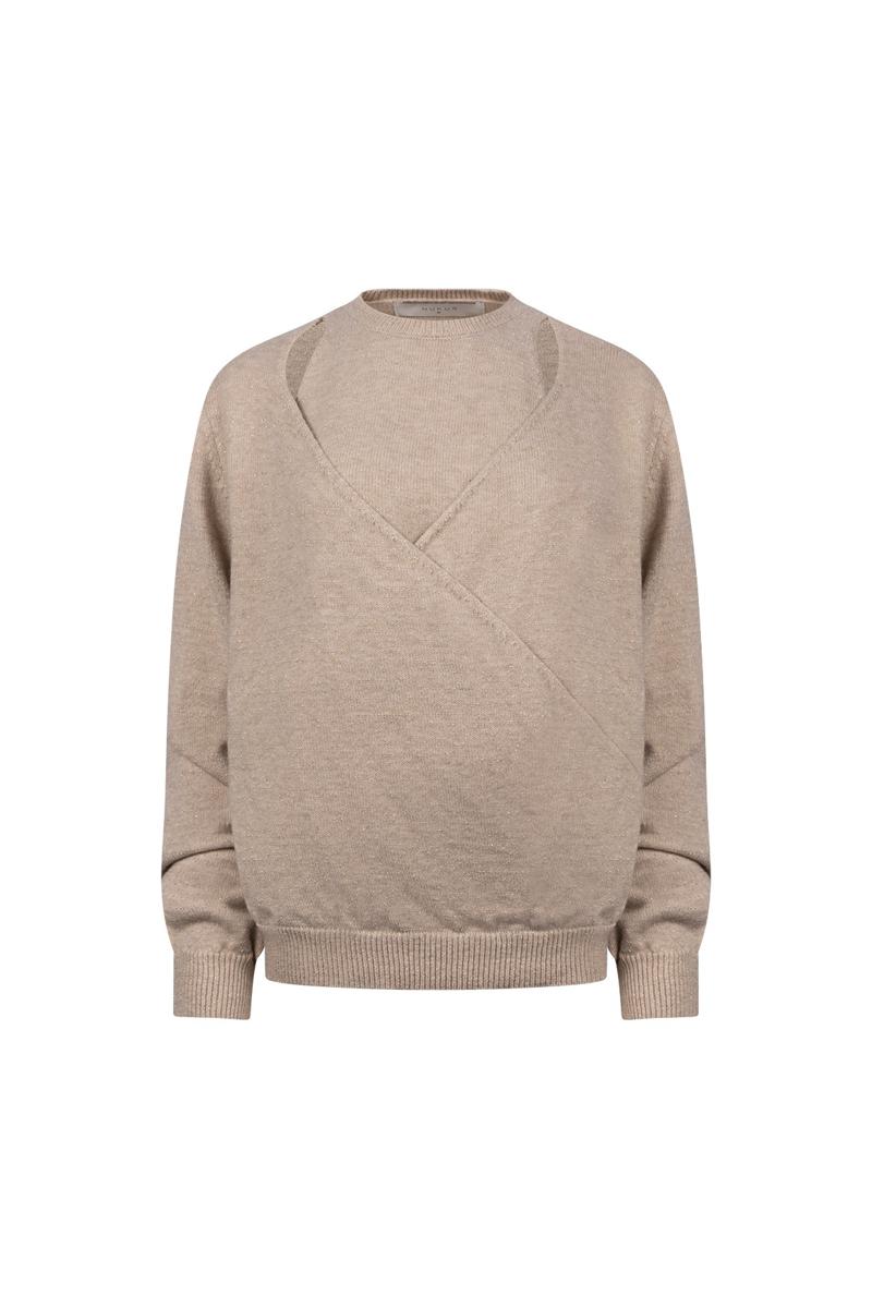 NUKUS Trui NKF03088 Beige 2