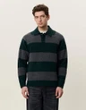 Les Deux Polo Striped Groen 2