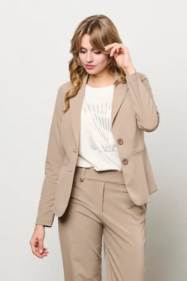 &Co Woman Blazer Phileine Taupe 1