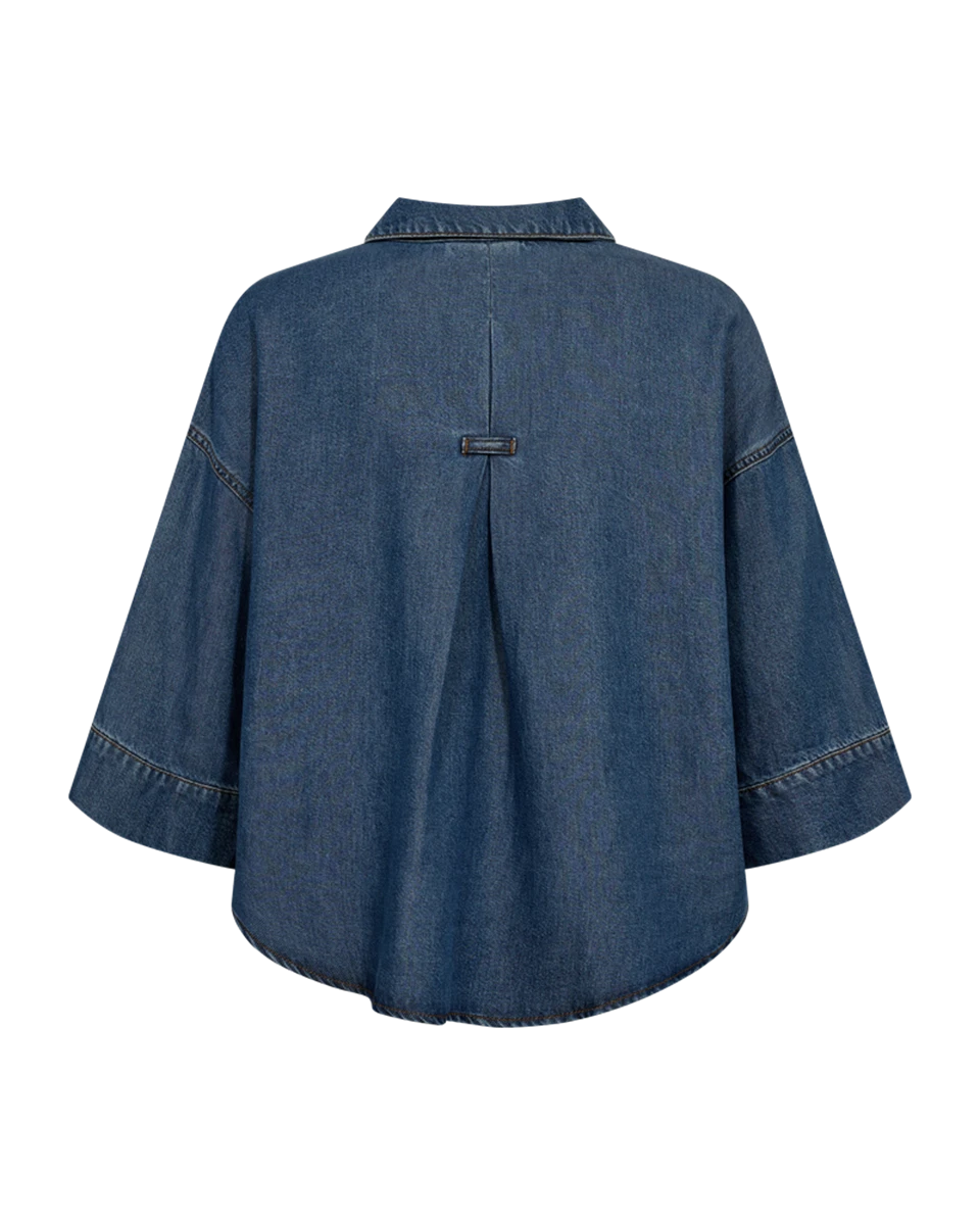 Freequent Blouse Milo Blauw 2