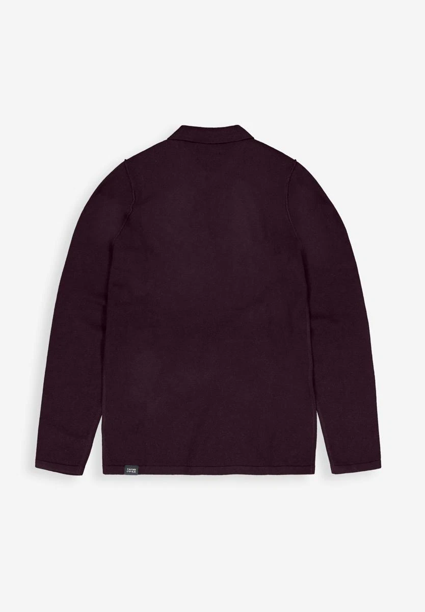 Butcher of Blue Trui Clifden Polo Paars 4