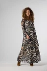 Label DOT Jurk Sonia Taupe 1