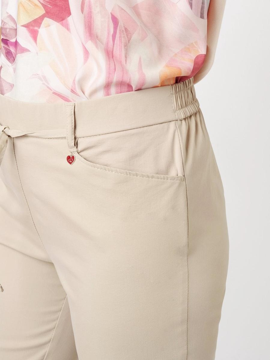 TONI Pantalon Scarlet Wide Leg 6/8 21-18/2243-31 Beige 4