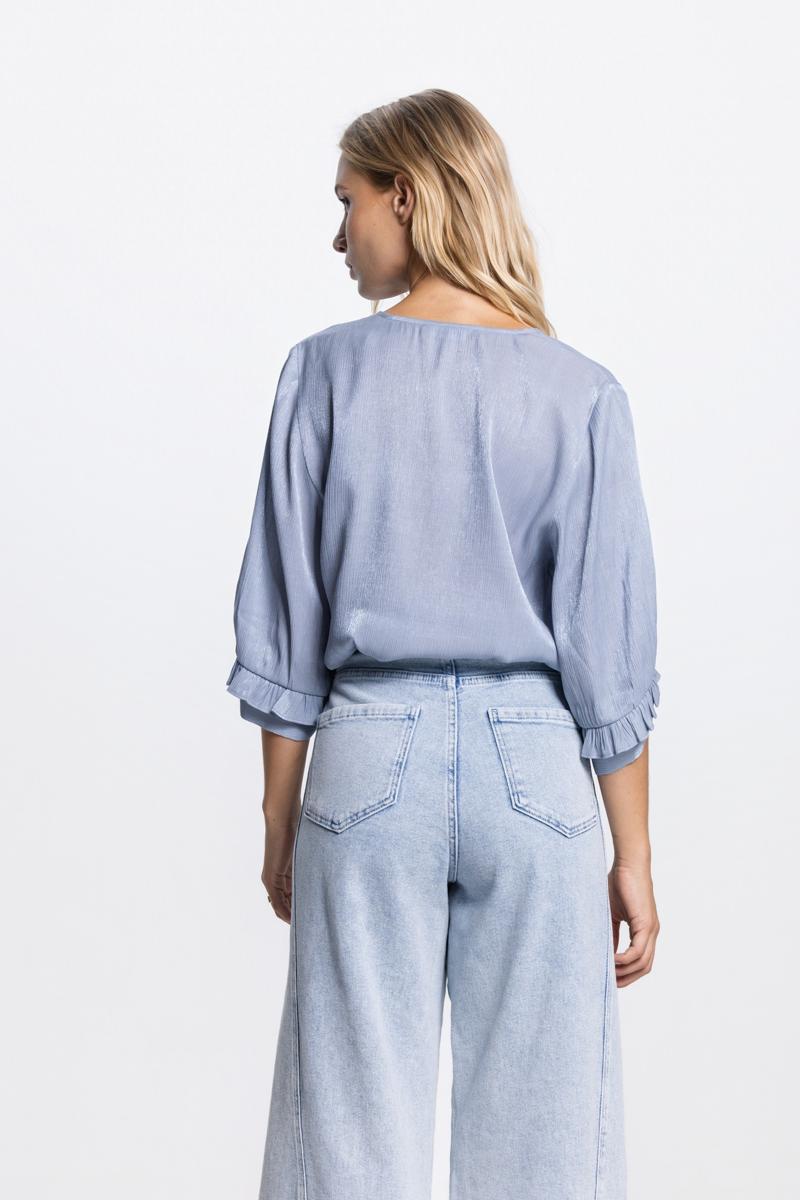 Jansen Amsterdam Blouse Nisa Blauw 3