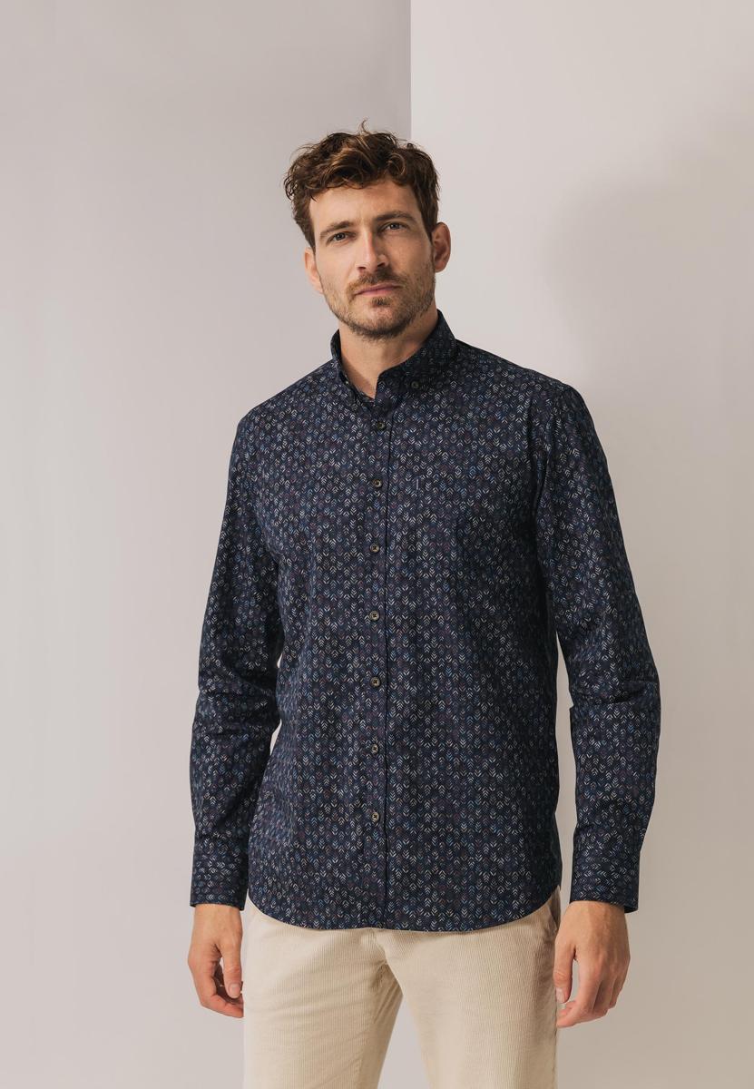 State of Art Overhemd 214-25909 Blauw 1