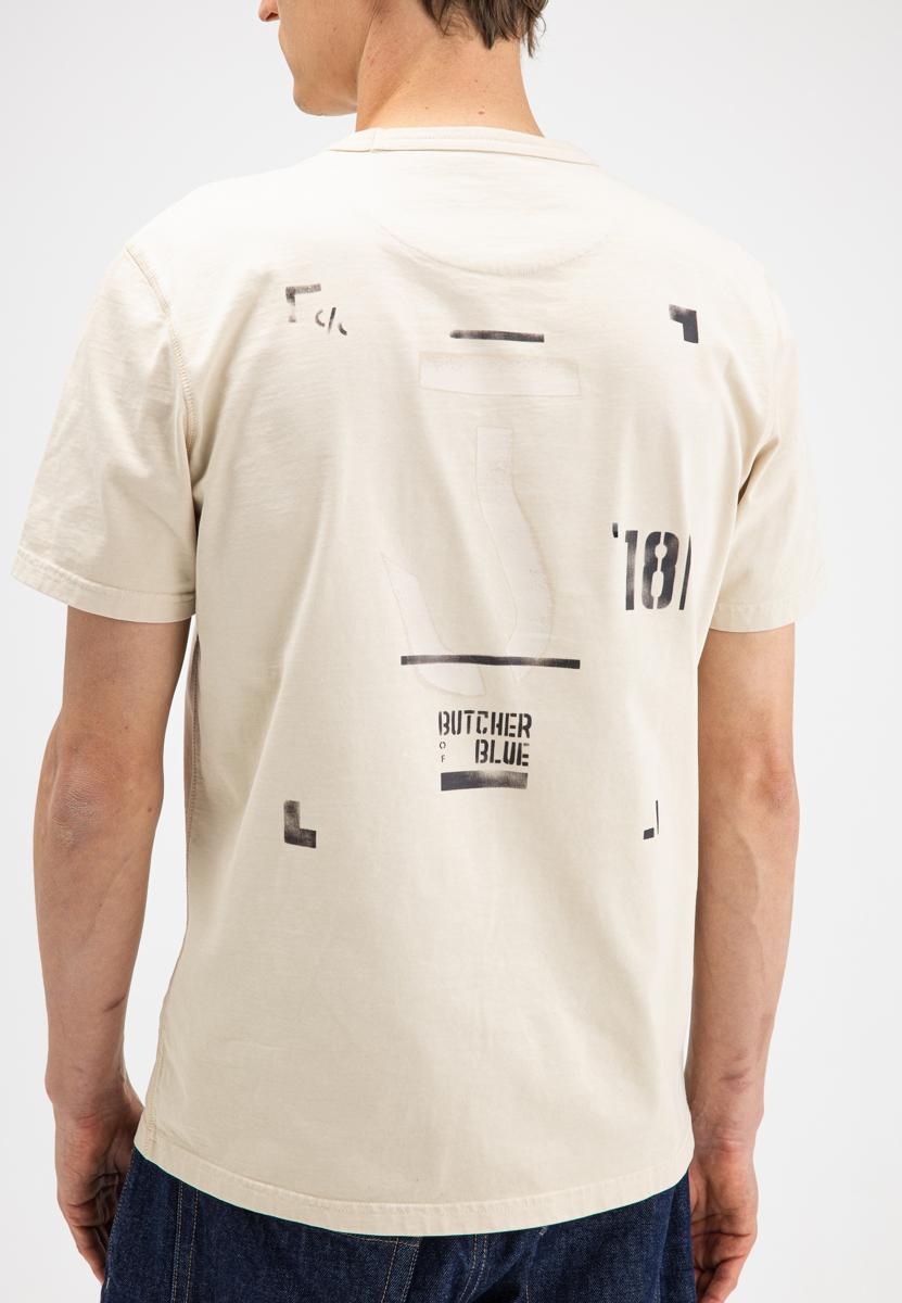 Butcher of Blue T-Shirt Army Brush Off-White 6