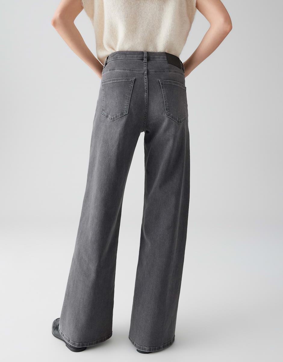 OPUS Jeans Minah Palazzo Grijs 3