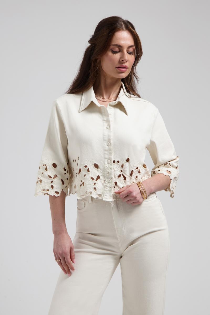 Florèz Blouse Ruby Off-White 1