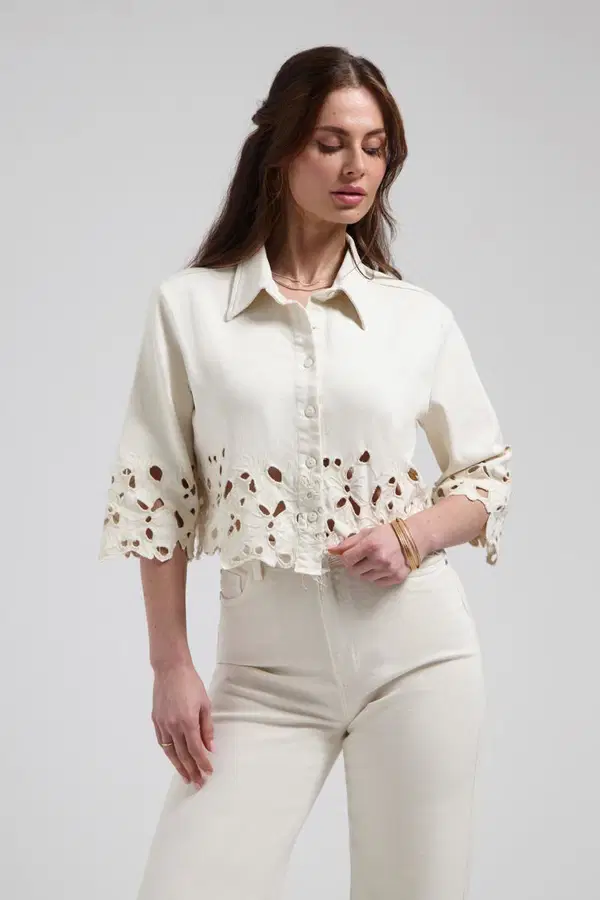 Florèz Blouse Ruby Off-White 1