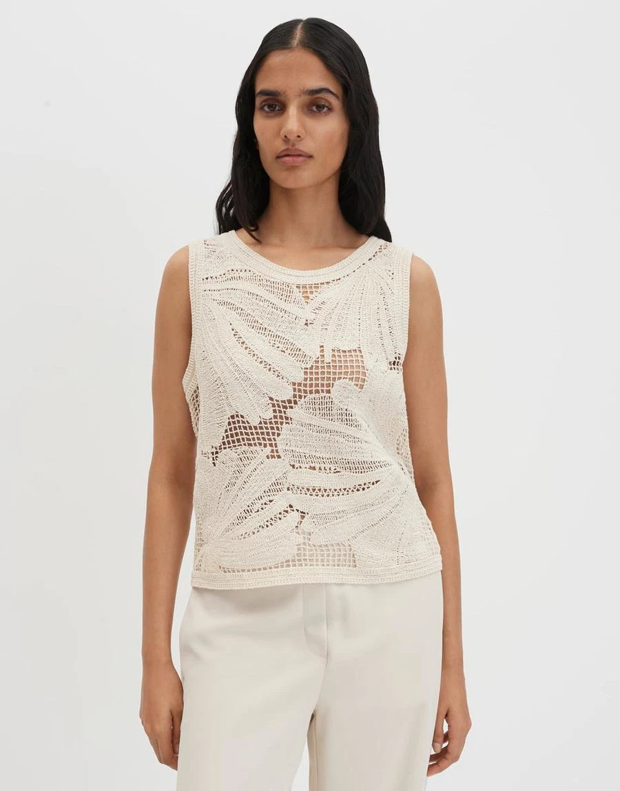 SOMEDAY Top Uflora Beige 1