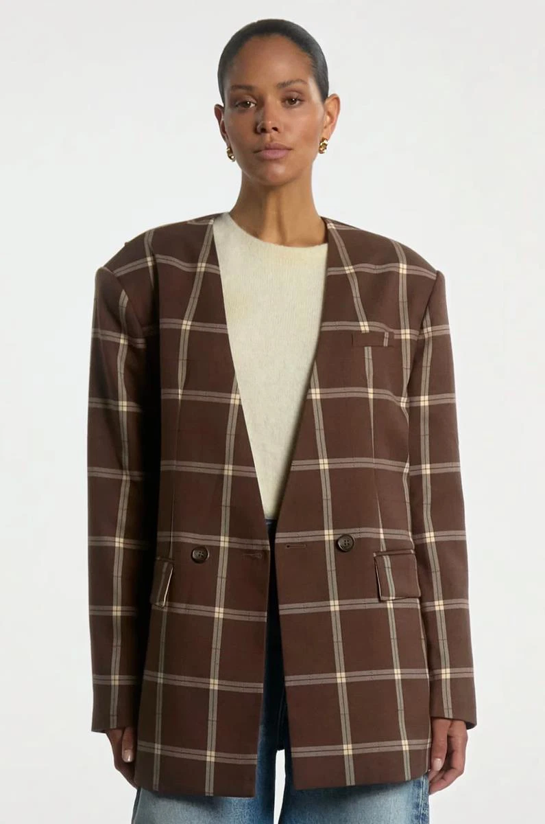 Aaiko Blazer Luray Bruin 1