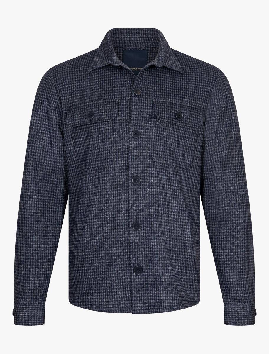Cavallaro Overshirt Zerino Blauw 1