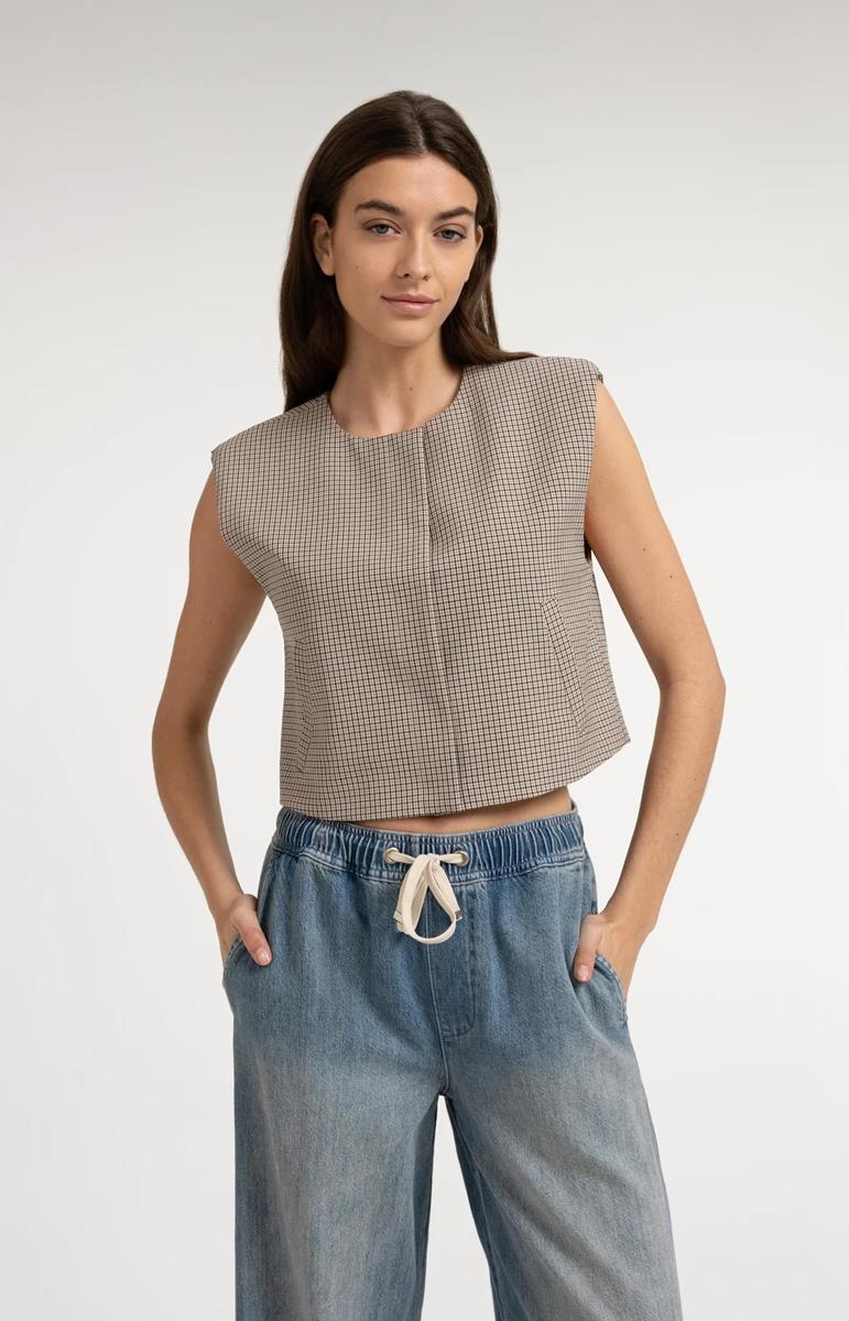 YAYA Gilet 01-521008-607 Beige 1