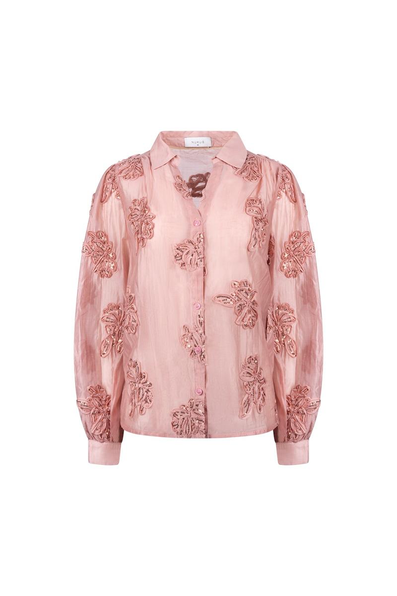 NUKUS Blouse NKF02156 Roze 1