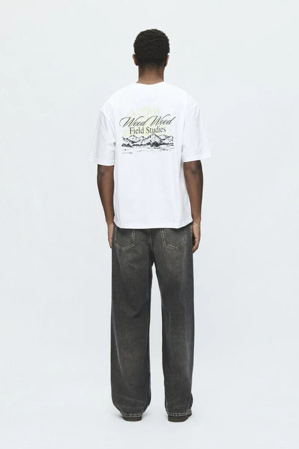 Wood Wood T-Shirt Gary Wit 1