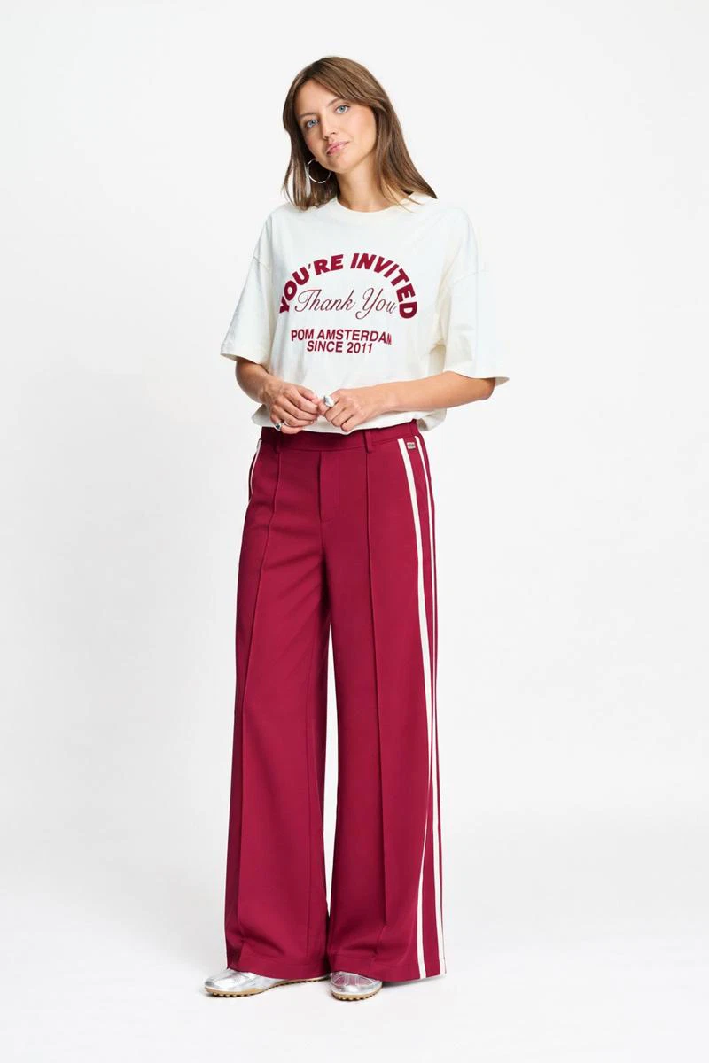 POM Amsterdam Pantalon SP9753 Rood 3