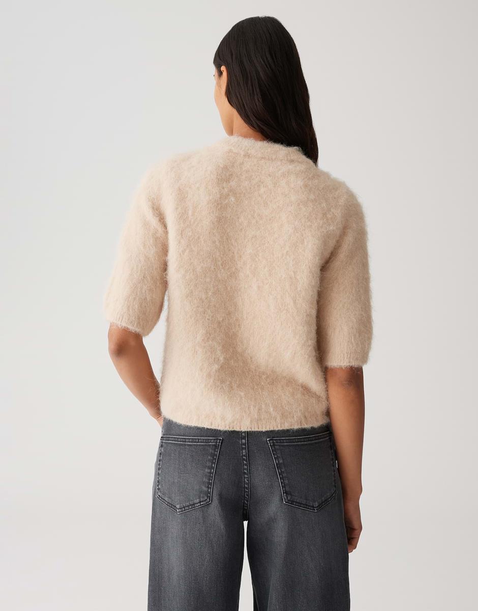 OPUS Trui Plaush Beige 3