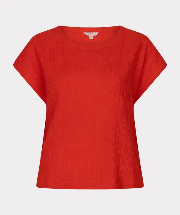 EsQualo T-Shirt HS26.10234 Rood 1