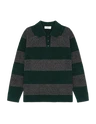 Les Deux Polo Striped Groen 3