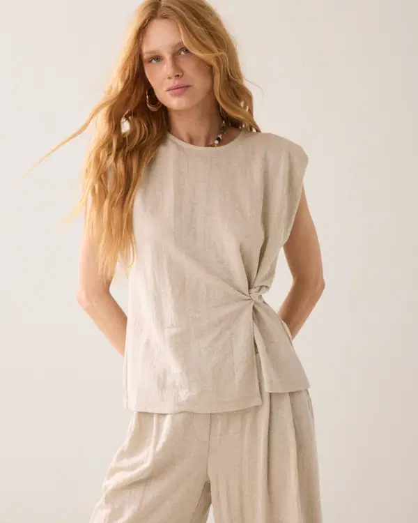Summum Blouse 3s5299-30761 Beige 1