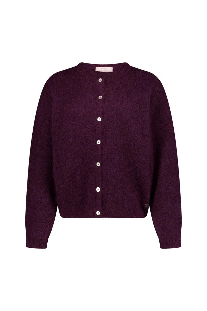 Studio Anneloes Vest Bibi cardigan Paars 1