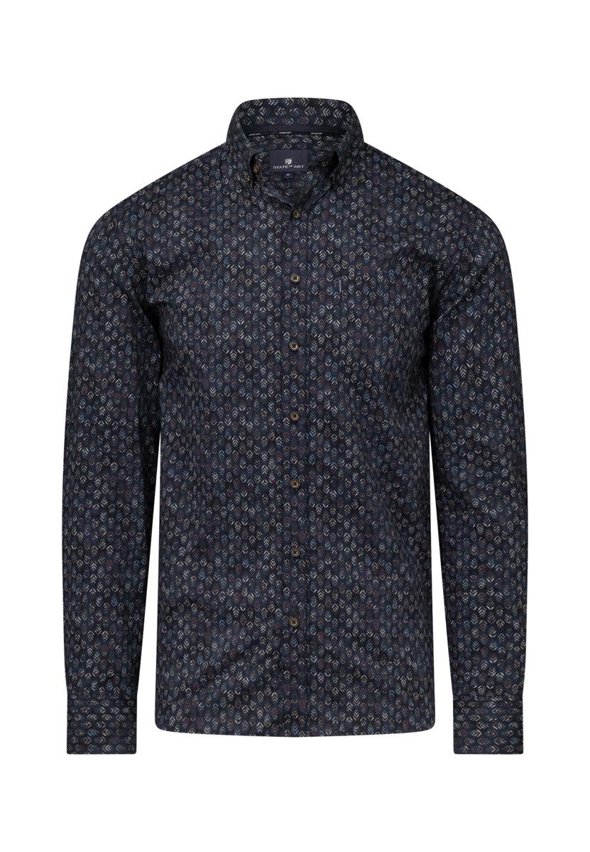 State of Art Overhemd 214-25909 Blauw 2