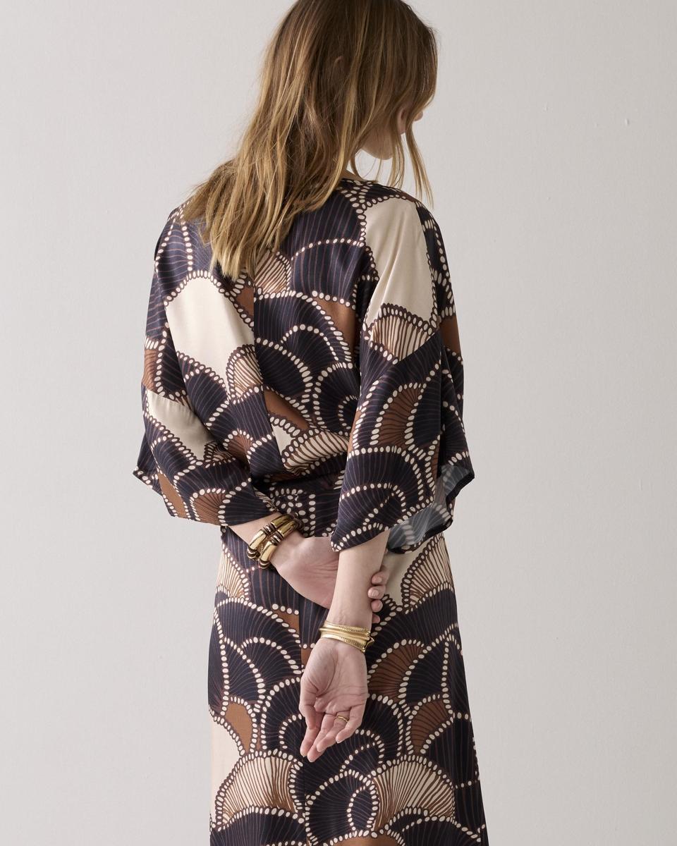 Summum Jurk 5s1642-12387 Bruin 3