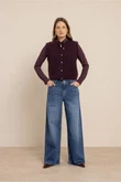 Studio Anneloes Vest Bibi sls cardigan Paars 4