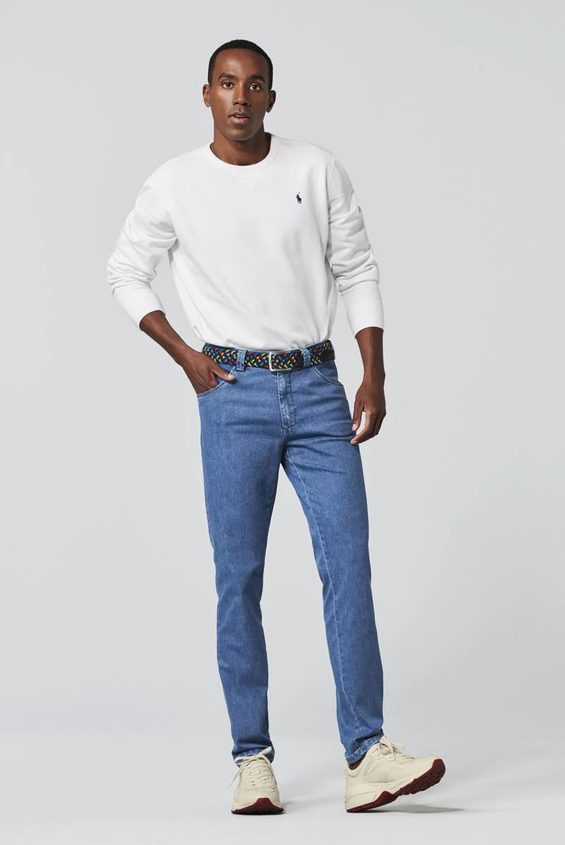 Meyer Meyer Jeans 1271412200 Blauw 3
