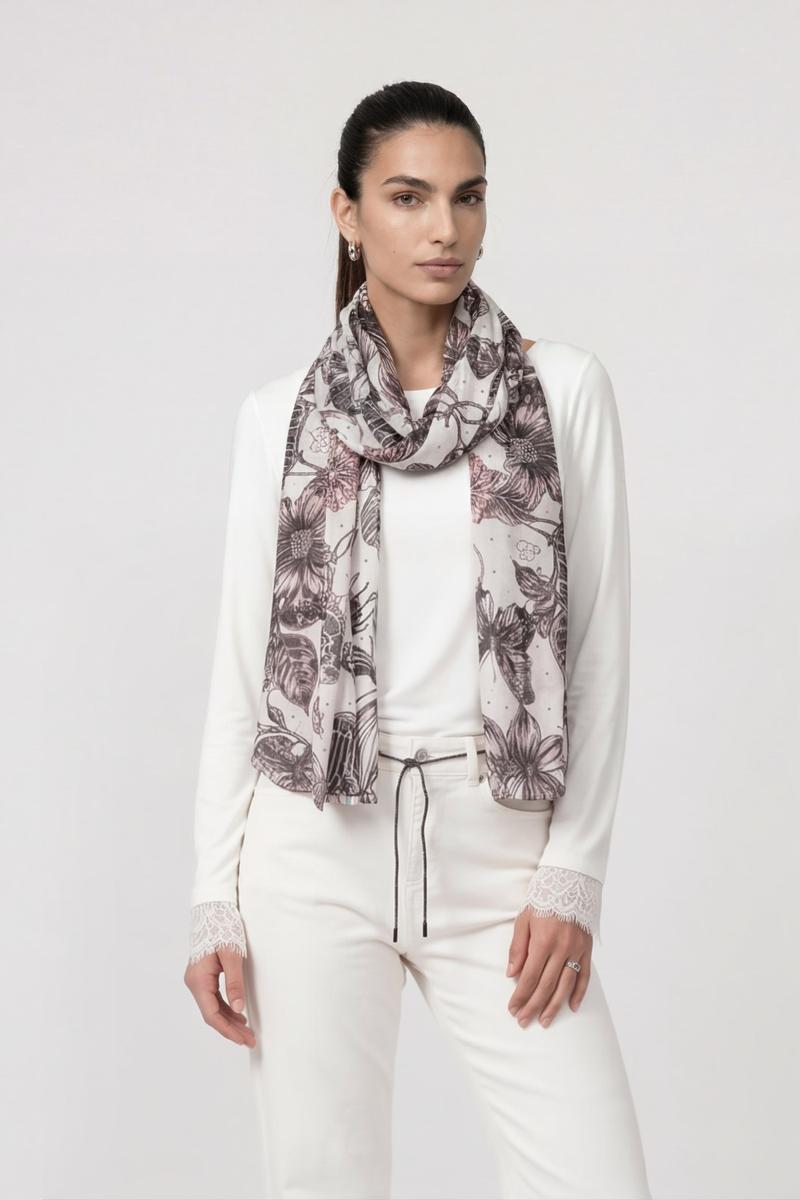 Monari Sjaal 810059 Taupe 3