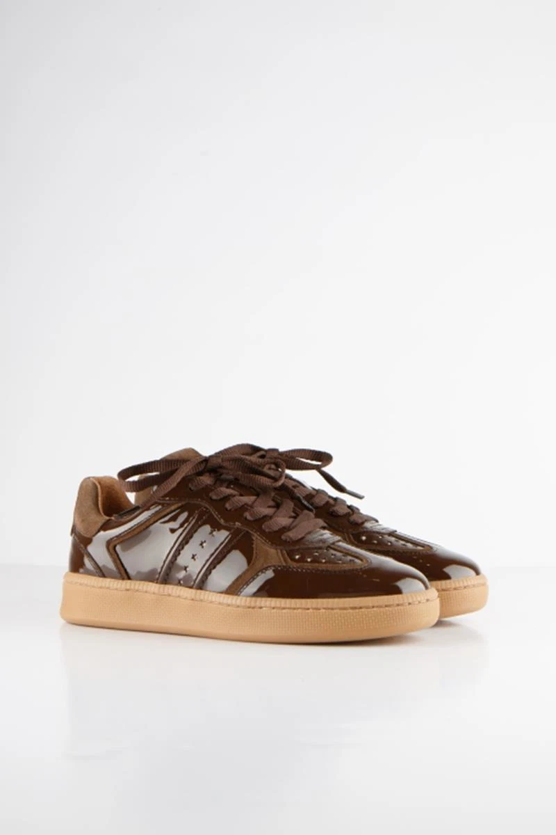 DWRS Sneakers Mirabel Verniz Bruin 2