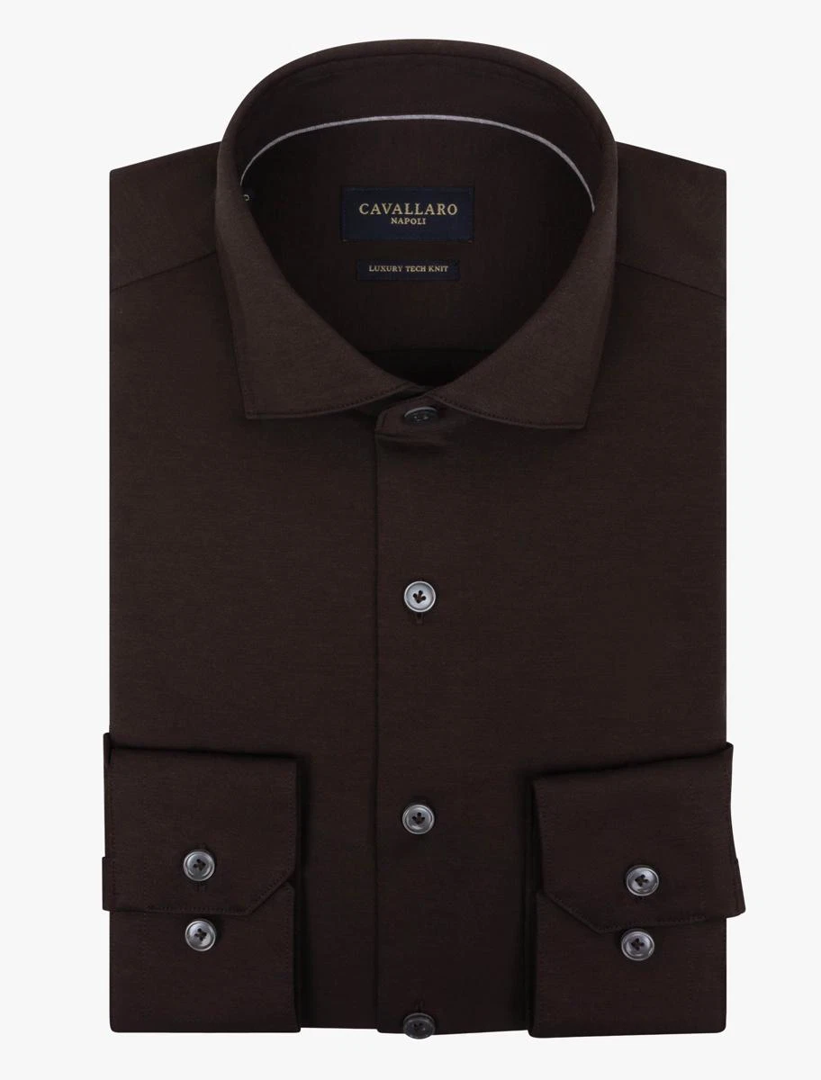 Cavallaro Overhemd 110265001 Bruin 1