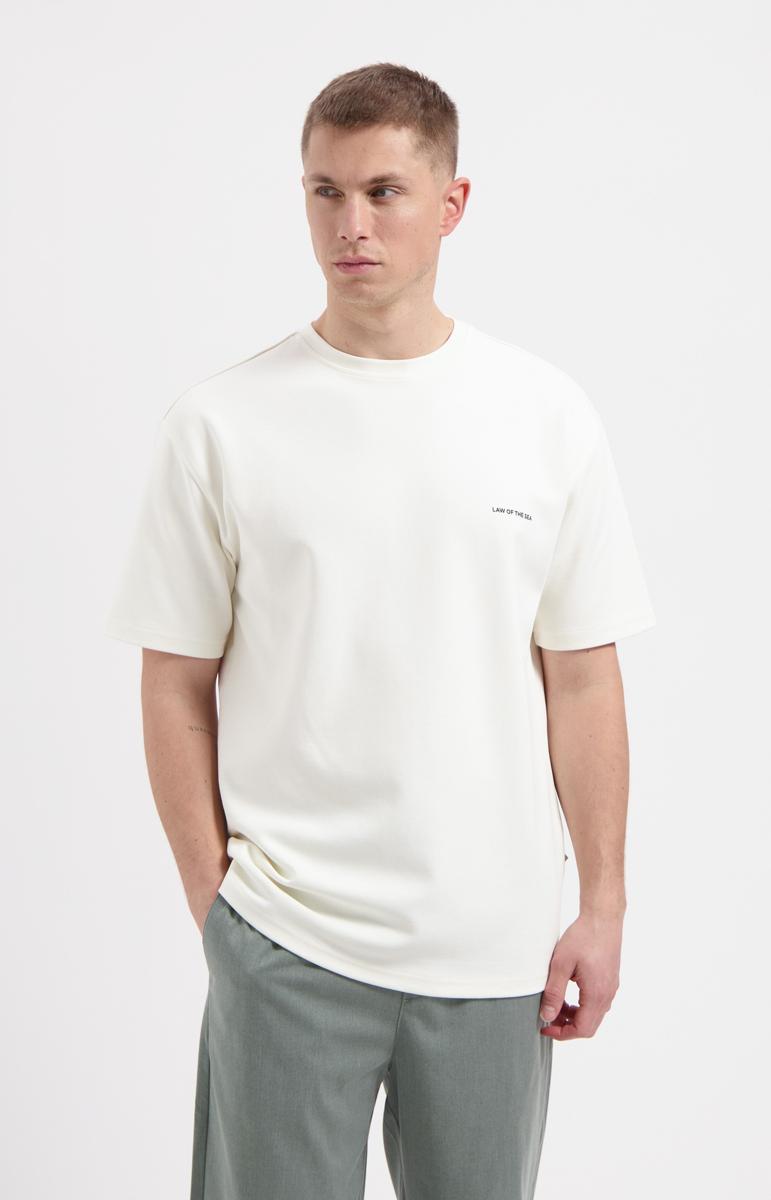 Law of the Sea T-Shirt Flora Artwork Off-White 2