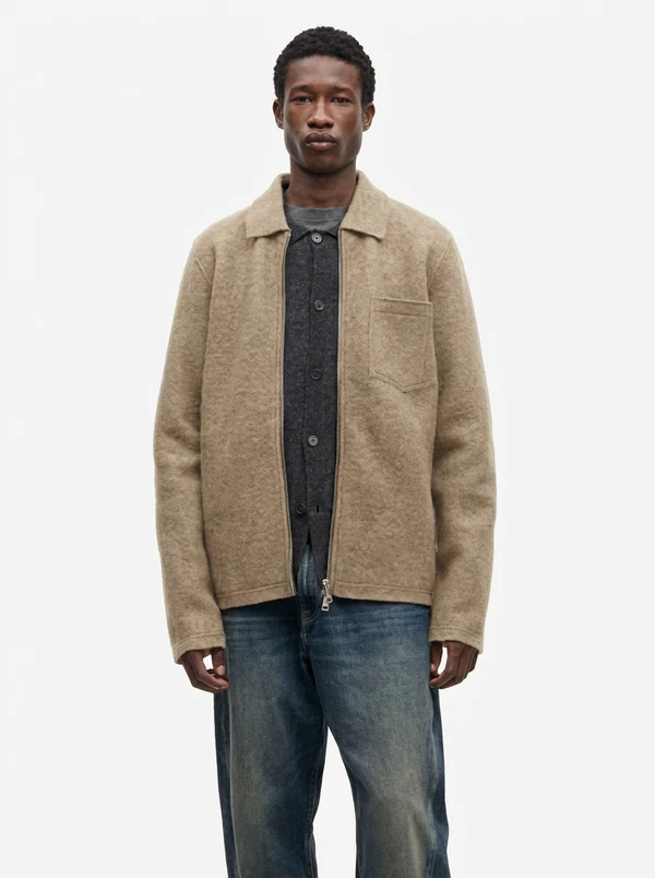 Samsøe Samsøe Overshirt Hannes Taupe 1