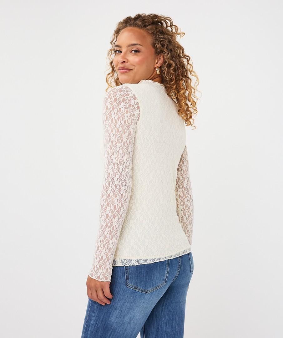 EsQualo Longsleeve F26.30504 Off-White 3