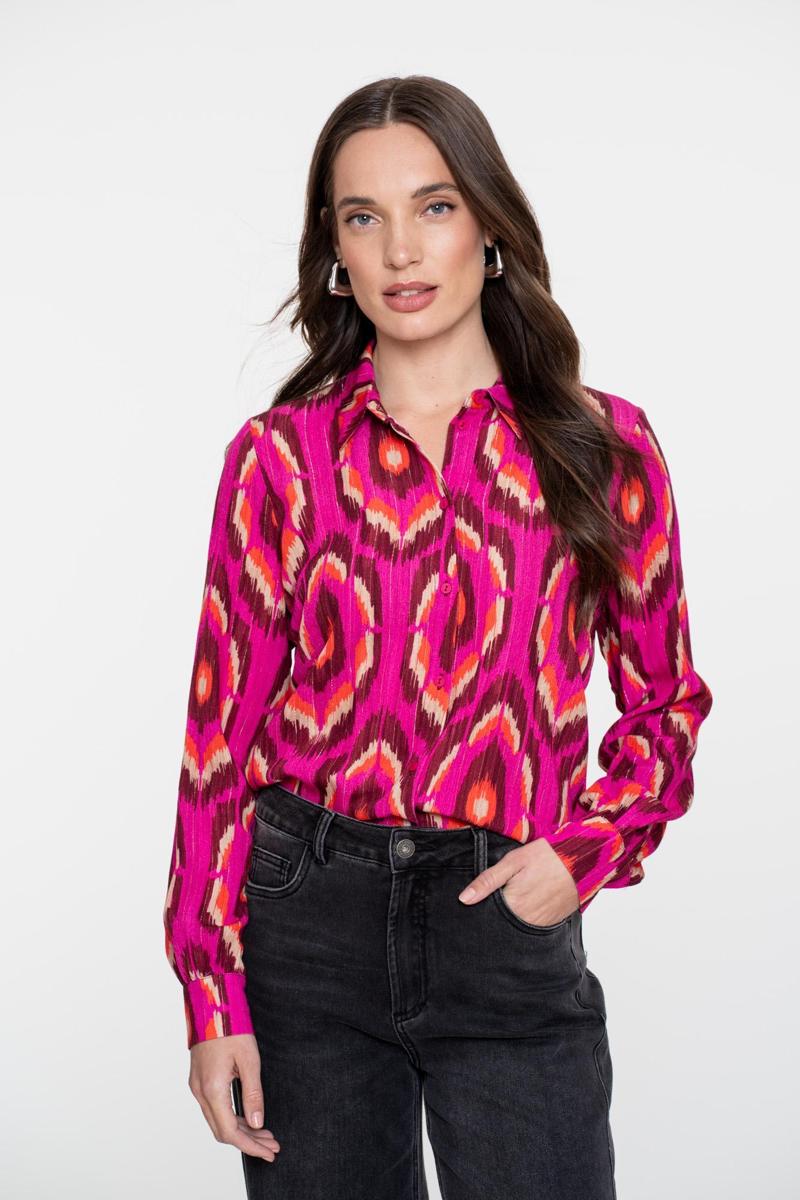 Geisha Blouse 53635-20 Roze 4