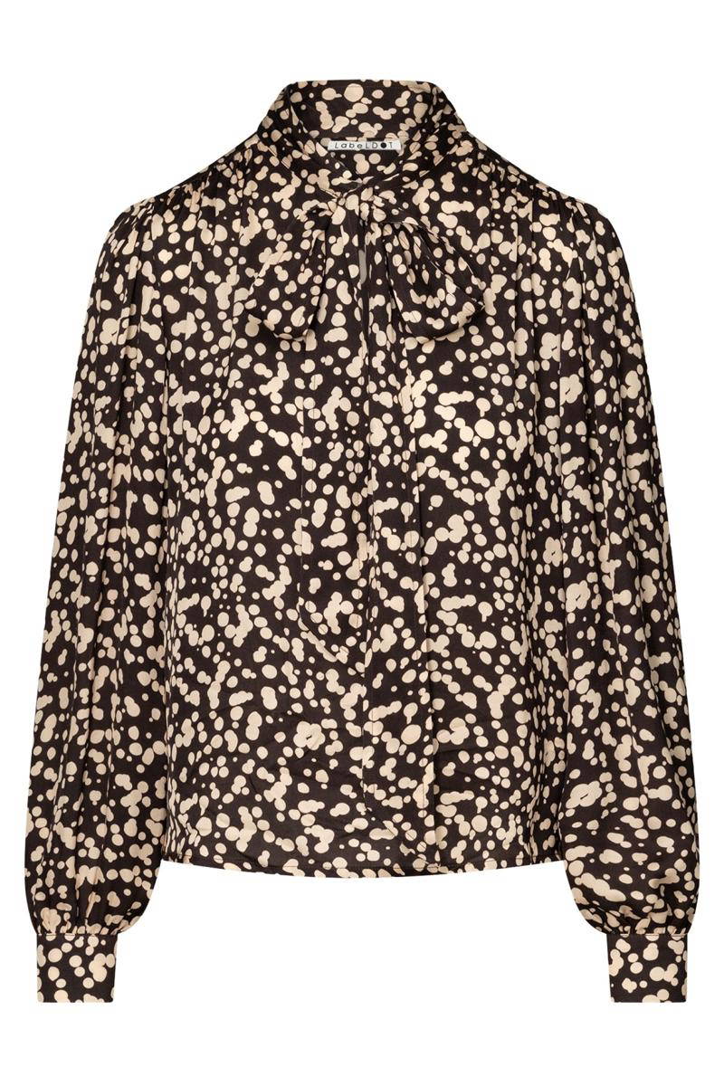 Label DOT Blouse Alinde Bruin 2