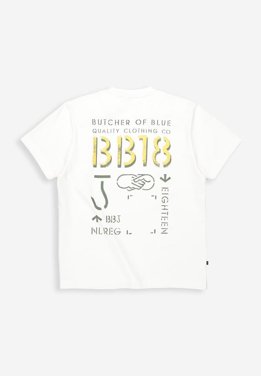 Butcher of Blue T-Shirt M2613050 Wit 2