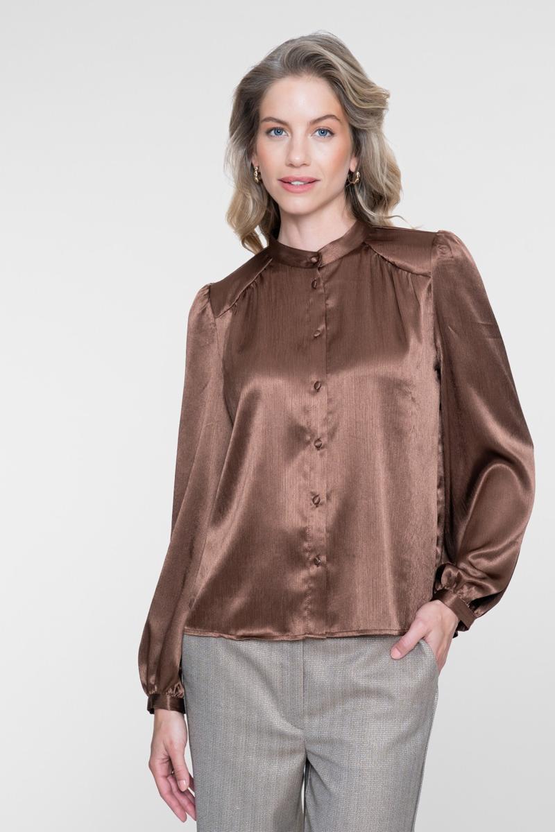 Geisha Blouse 63615-14 Bruin 1