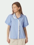 Neo Noir Blouse Ulia Blauw 1