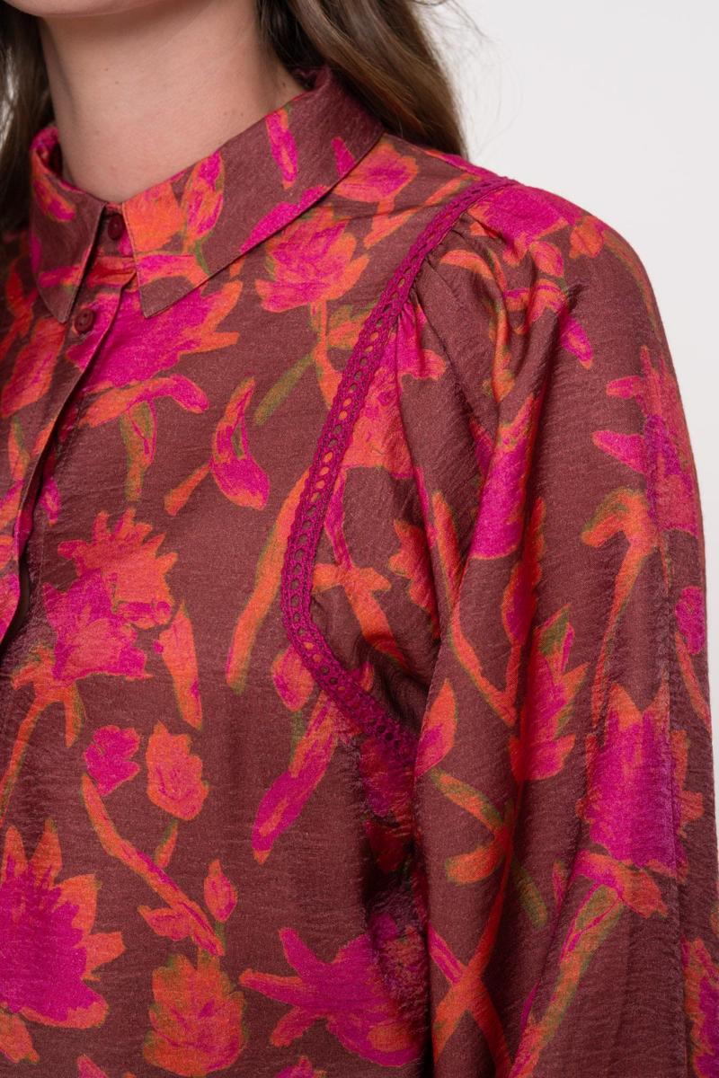 Geisha Blouse 53909-20 Roze 2