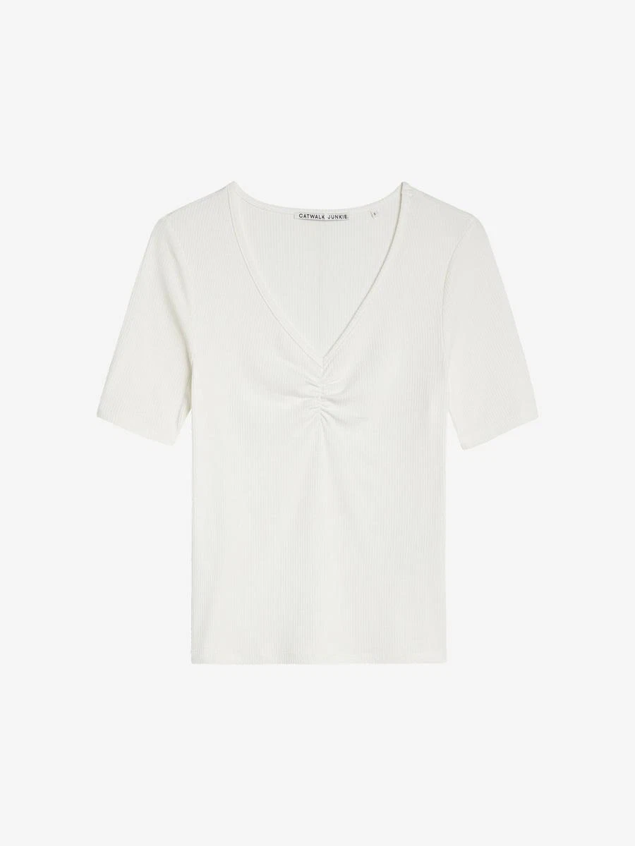 Catwalk Junkie Catwalk Junkie T-Shirt Luna Off-White 5