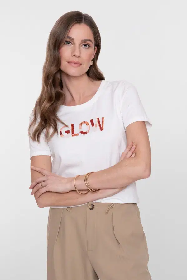 Geisha T-Shirt 62084-41 Off-White 1
