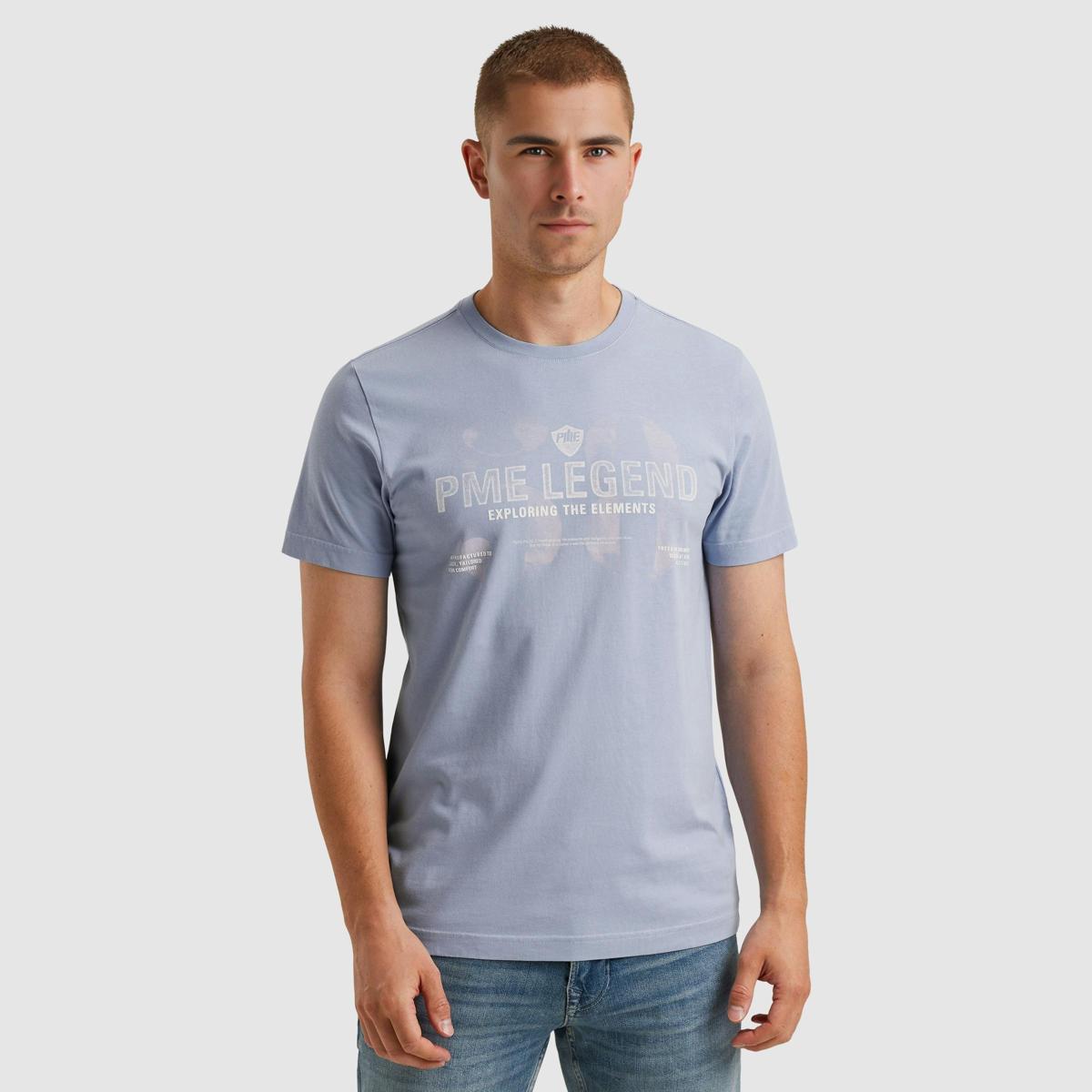 PME Legend T-Shirt PTSS2511526 Blauw 1