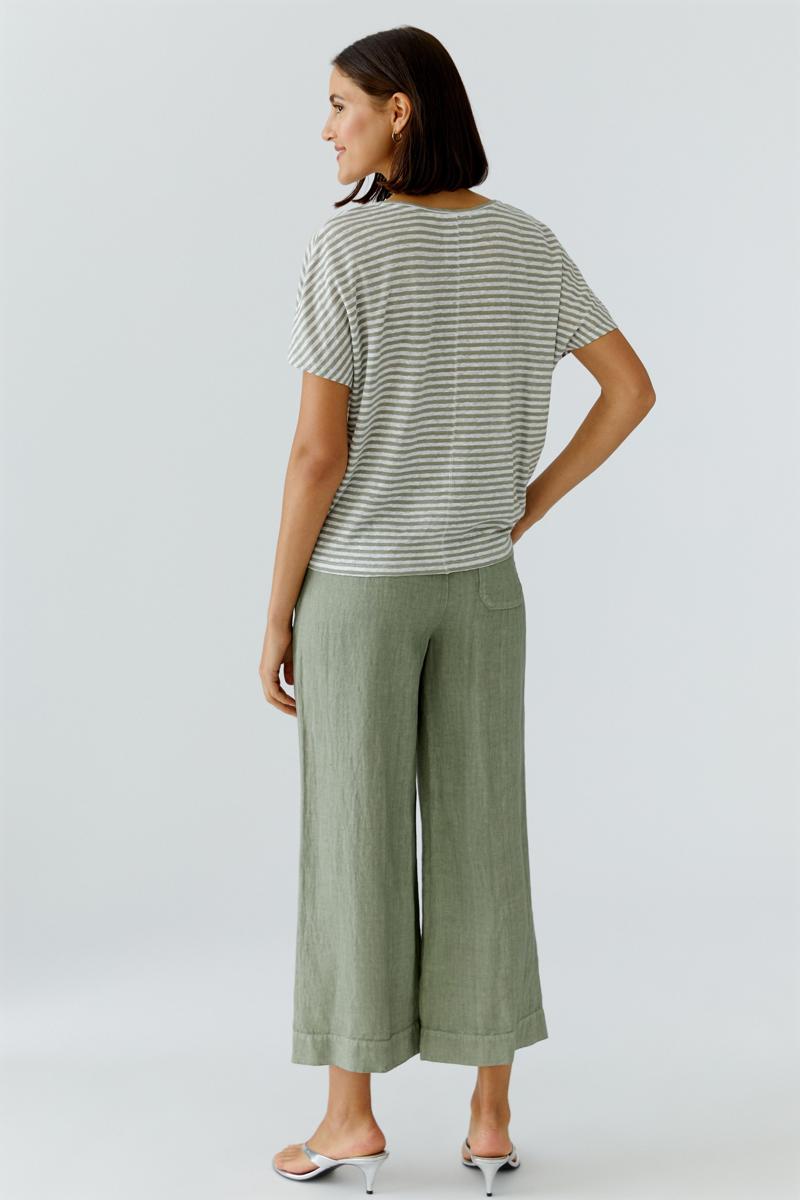 Oui T-Shirt 0097372 Groen 3