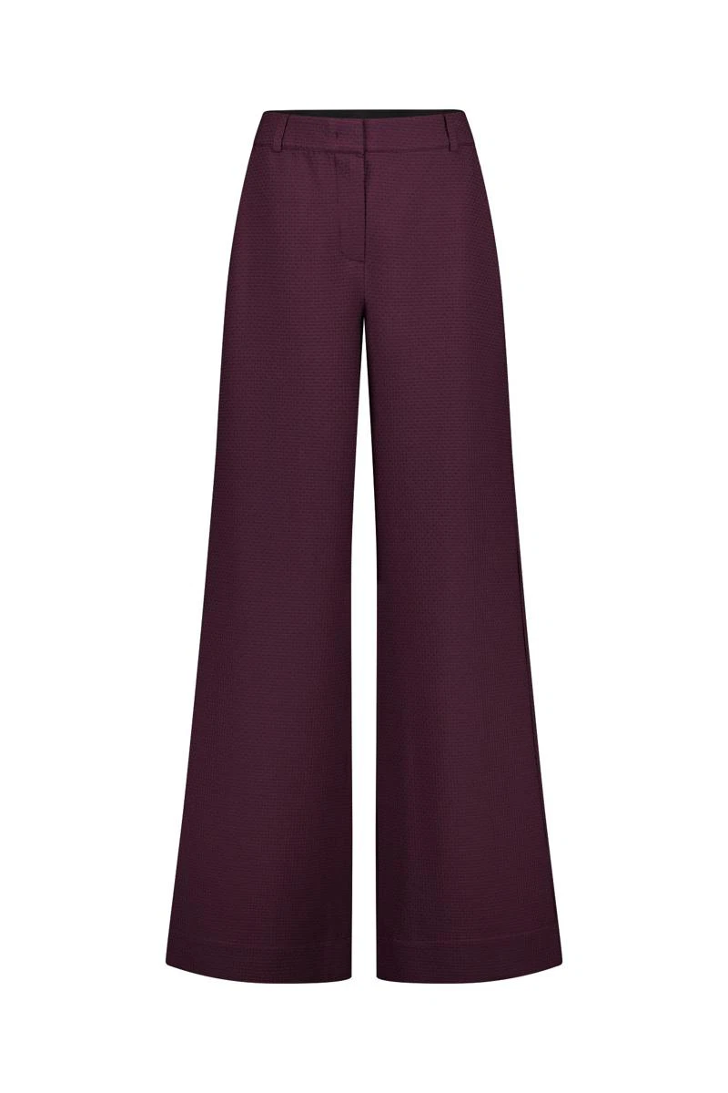Studio Anneloes Pantalon Alexie Waffle Paars 2