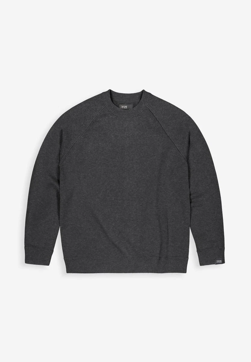 Butcher of Blue Sweater Clifden Sweat Crew Grijs 1