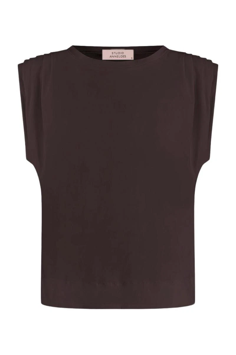 Studio Anneloes T-Shirt Leona top Bruin 1