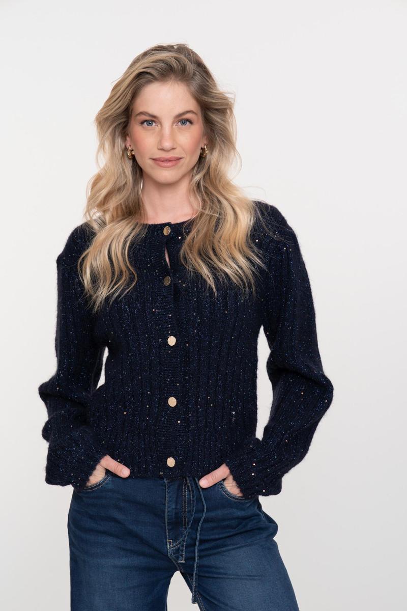 Geisha Vest 54853-14 Blauw 1