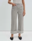 SOMEDAY Jeans Corah turn up sleek Grijs 1